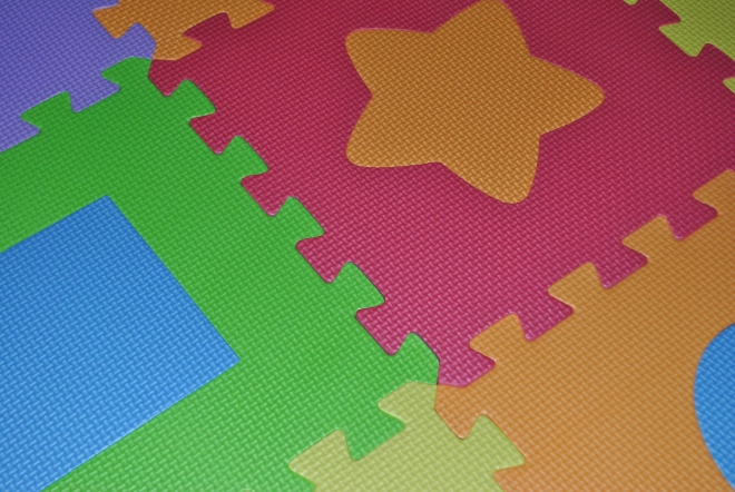 Schuimpuzzel 9 stks vormen