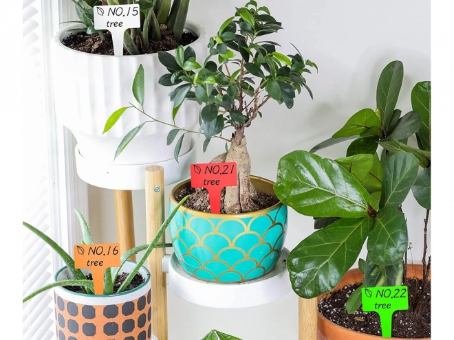 Set van 50 plastic plantlabels