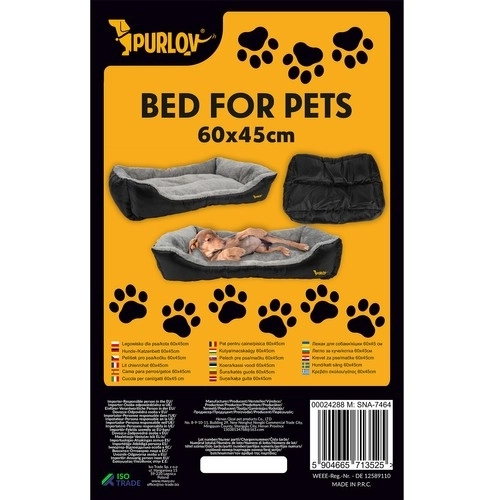 Honden-/kattenmand 60x45cm Purlov 24288