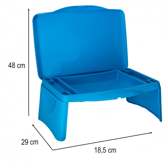 Kinderautotafel met opbergruimte – Blauw
