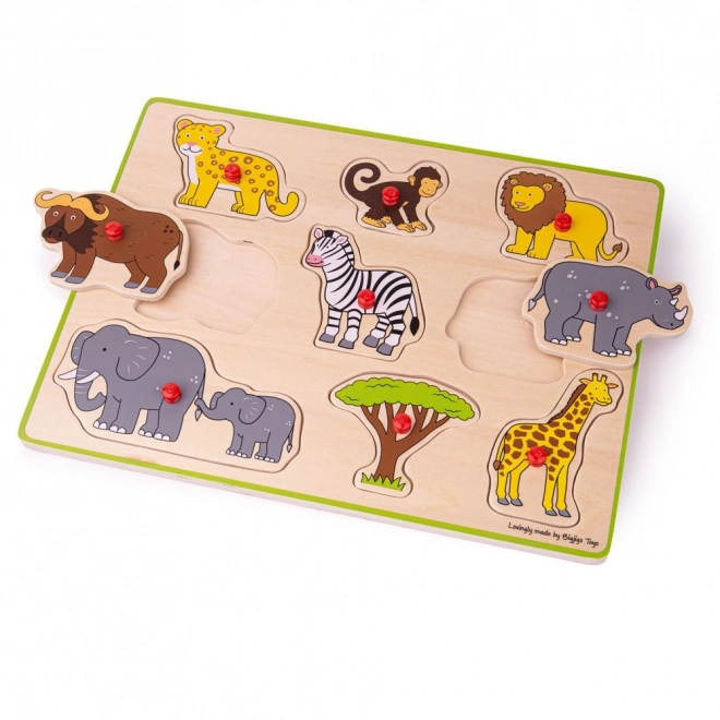 Inlegpuzzel Safari