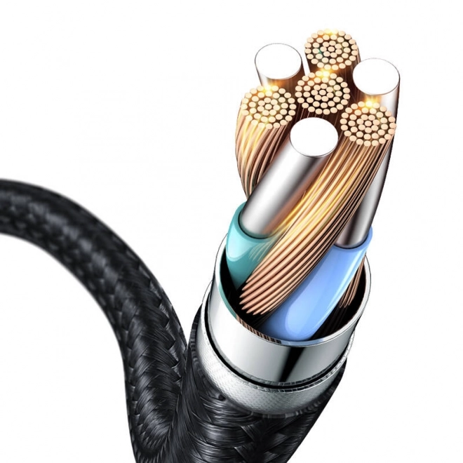 Kabel USB-C naar USB-C 65W 1,5 m zwart