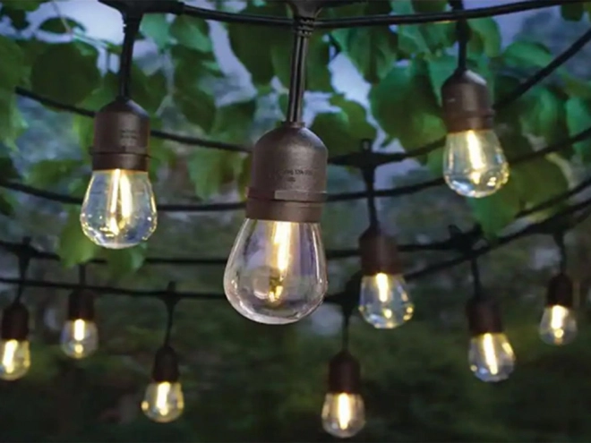 Tuinslinger met 20 LED-lampen