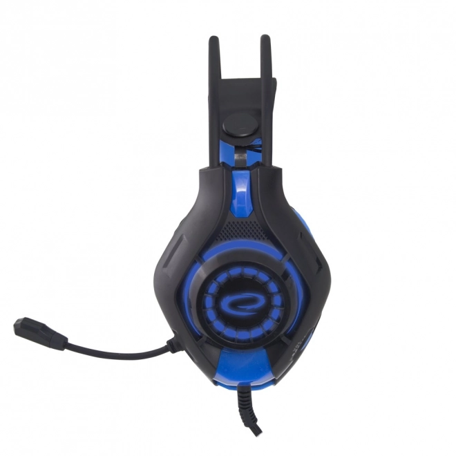 Gaming hoofdtelefoon met microfoon Deathstrike blauw