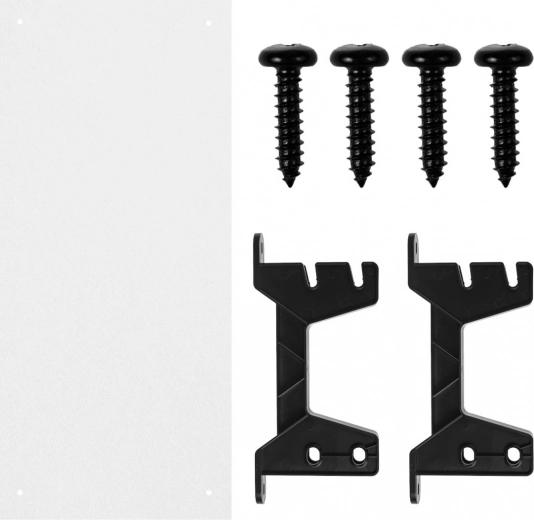 Stabiele montage onder het bureaublad