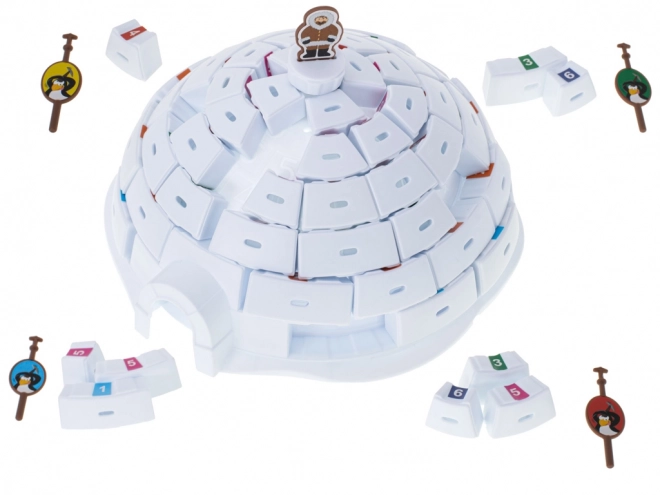 Bordspel bouw een iglo met pinguïns