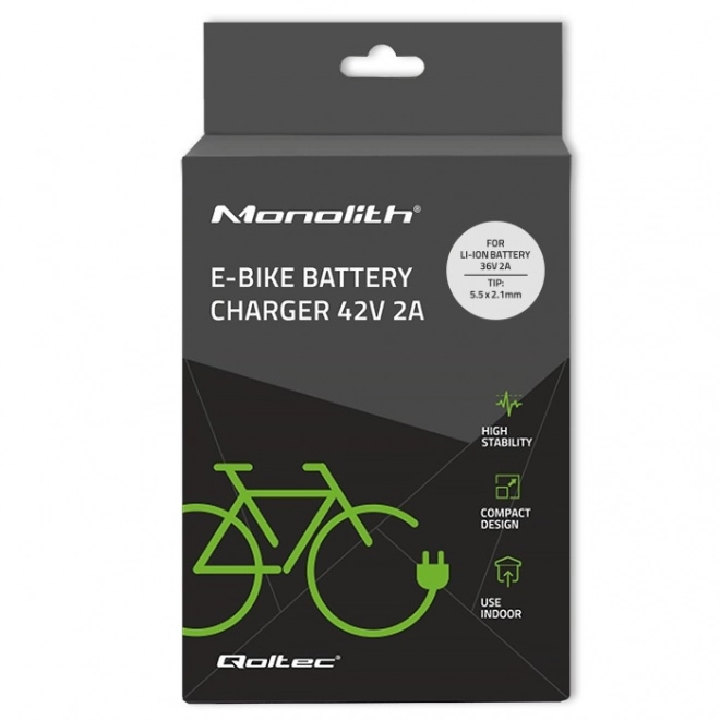 Acculader voor elektrische fietsen 36V | 42V | 2A | 5,5*2,1