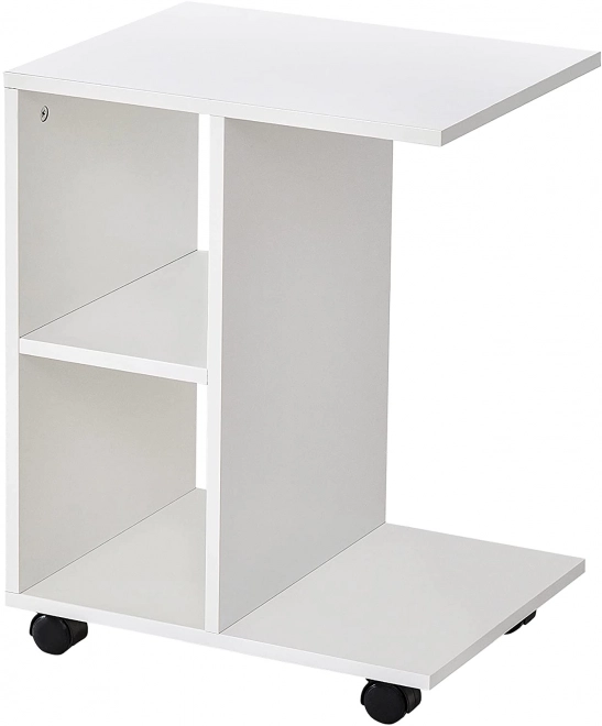 Koffietafel op wielen met organizer