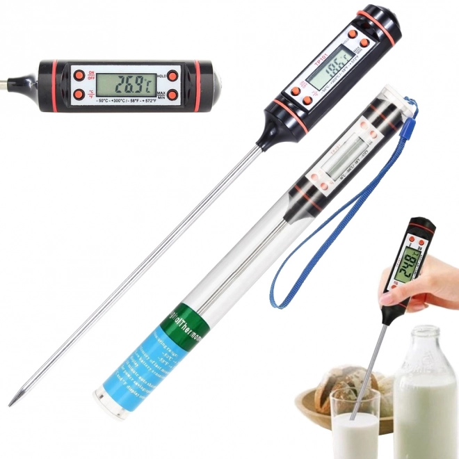 Digitale keukenthermometer met LCD-scherm en sonde