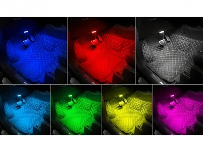 LED RGB interieur verlichting voor auto - draadloos accessoire