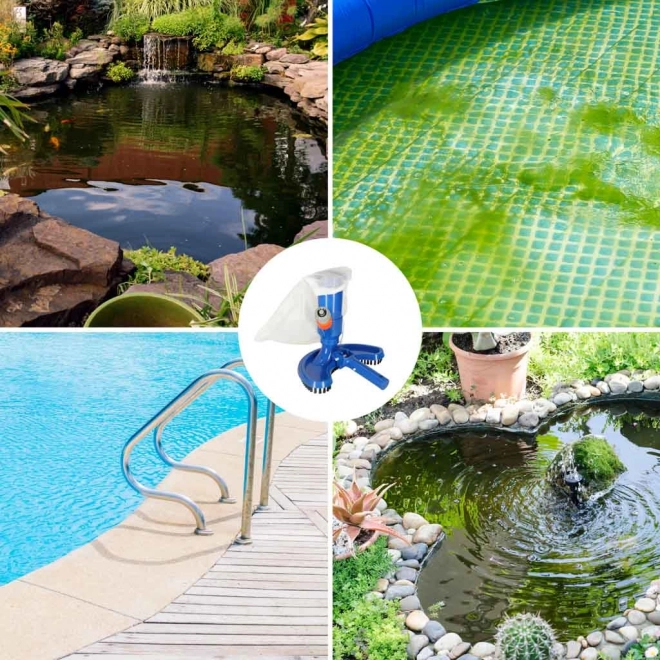 Set voor het reinigen van de bodem van de vijver Pool Hoover met herbruikbare zak