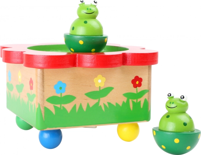 small foot Houten muziekdoos Kikker