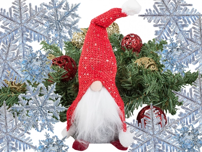 Kerstdecoratieve kabouter voor thuis