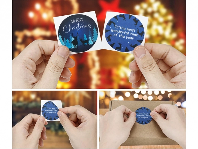 Kerstdecoratieve stickers
