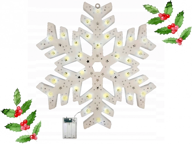 Kerstverlichting decoratie sneeuwvlok