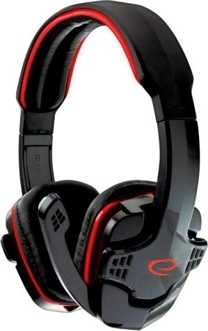 Gamingheadset met microfoon Raven rood