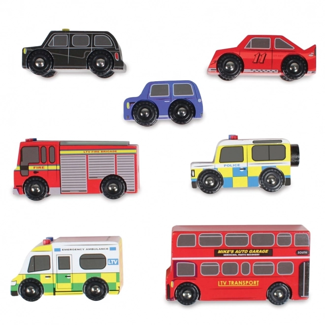 Le Toy Van Set van autootjes Londen