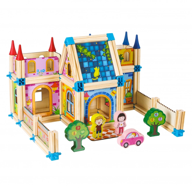 Houten bouwblokken 6 in 1