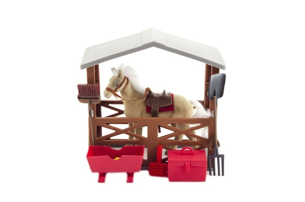 Realistisch paard met aangename pluche-afwerking