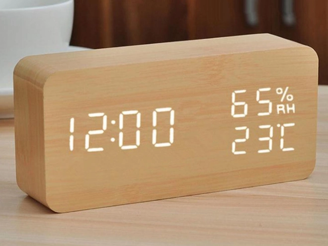 Moderne elektronische wekker met USB