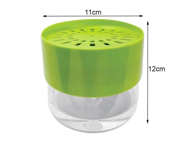 Vloeibare zeepdispenser met spons