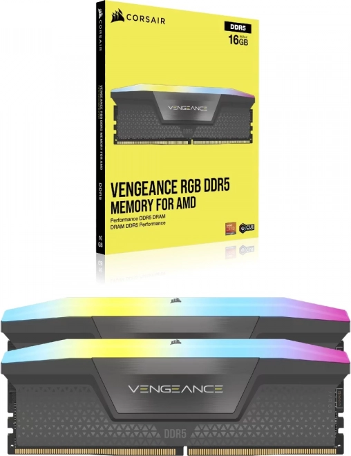 Geheugen DDR5 Vengeance RGB 48GB/6000 CL30 met AMD EXPO en Intel XMP