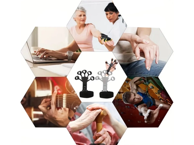 Vingertrainer voor versterking en therapie van handen