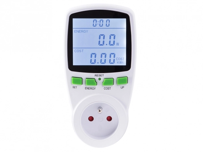 Wattmeter met LED-verlichting