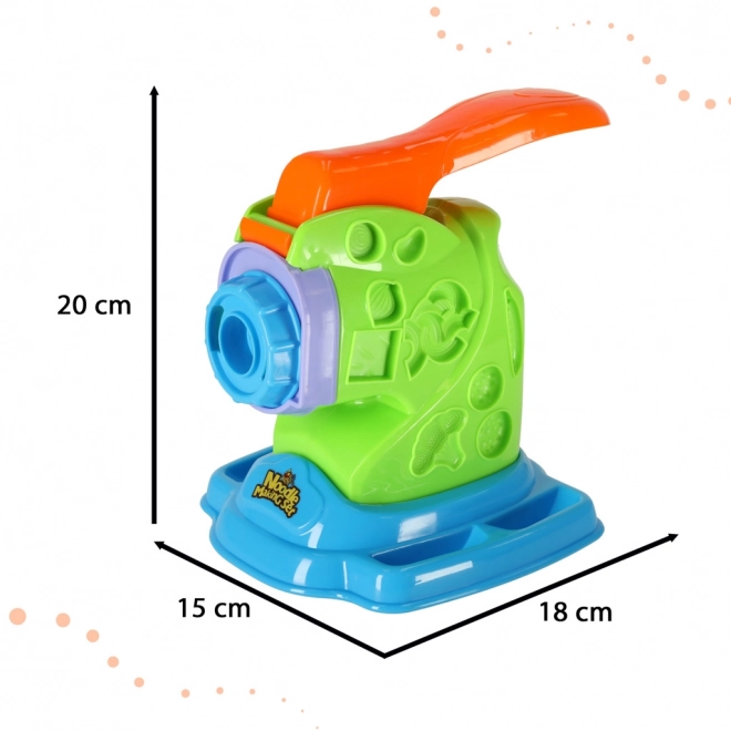 Creatieve kinderset voor kleideegpasta met accessoires