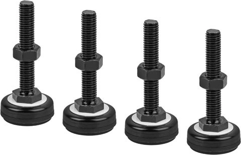 Set M10 stelnivopootjes voor wandkasten LANBERG