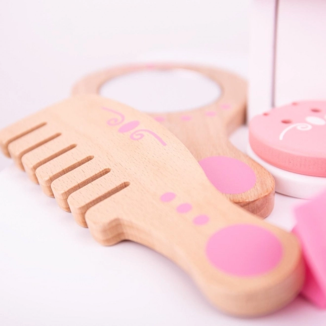 Bigjigs Toys houten cosmeticaset in koffer (11-delig)