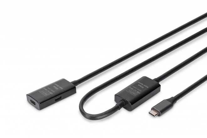 Actieve verlengkabel USB-C - USB-C, USB 3.2 Gen1, 10m