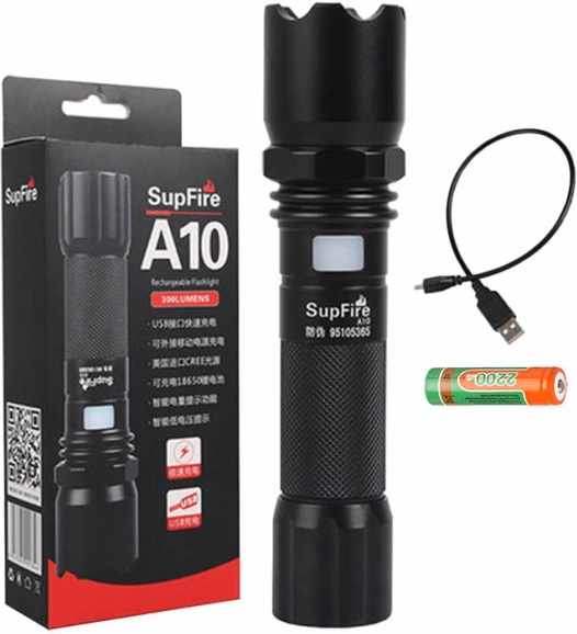 Compacte LED-zaklamp Superfire A10