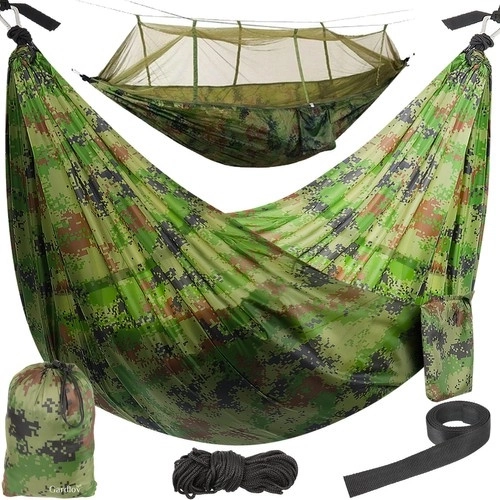 Toeristische hangmat Santiago Army - 260 x 140 cm