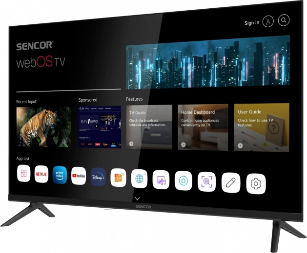 Slimme webOS‑omgeving met populaire apps