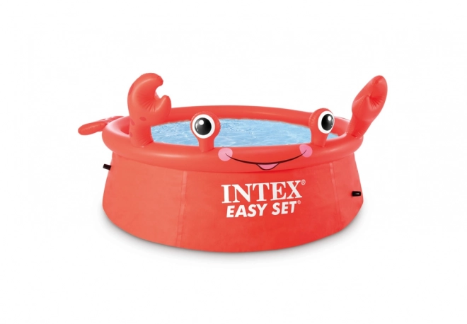 Opblaasbaar zwembad Vrolijke Krab INTEX EASY SET