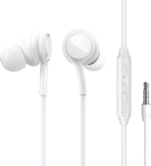 Bedrade in-ear oordopjes JOYROOM JR‑EW02 wit