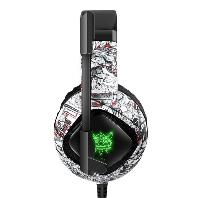 Gaming koptelefoon Onikuma K19 Camouflage wit