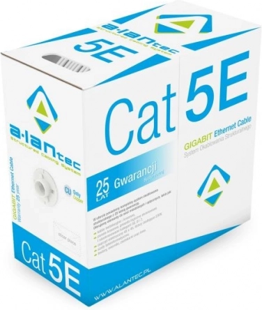 Kabel U/UTP lijn kat.5E PVC 305 m