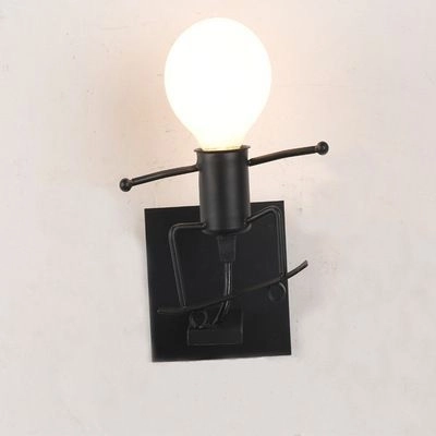Wandlamp Loft zwart