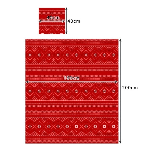 Dekbed 1,6x2m + 2x kussensloop Ruhhy 22594