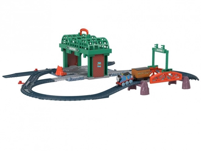 Fisher-Price Treintje Thomas en Vrienden Station Grodkov trein