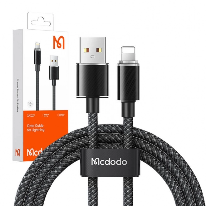 USB-A naar Lightning kabel Mcdodo zwart 1,2 m