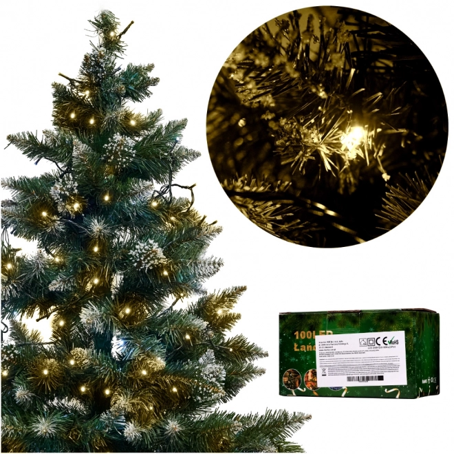 LED lichtsnoer 10m 100LED warm wit