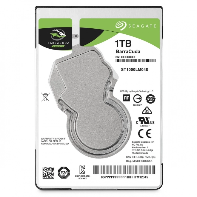 Seagate Barracuda 1TB interne harde schijf
