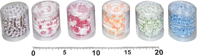 Gekleurde banketbakkerscups 3 cm – 100 stuks