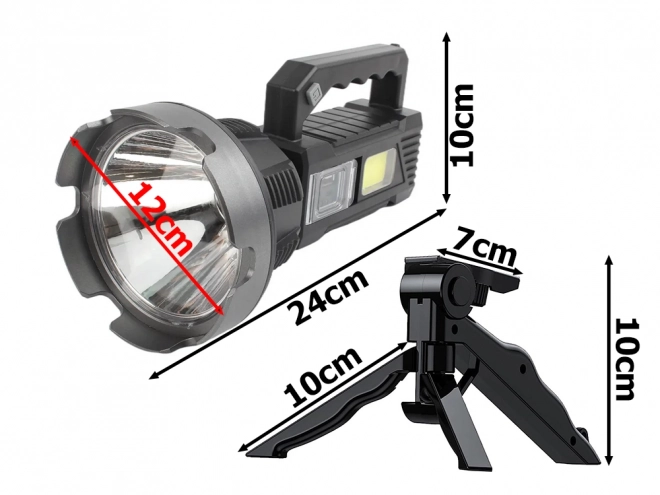 Statische reflector Cree LED XHP50 COB voor wandeltochten