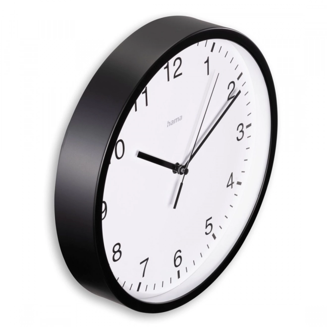 Wandklok Elba 25 cm zwart