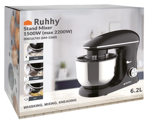 Ruhhy 16745 Keukenmachine 6,2L+ 24 Deeggereedschappen 2200W
