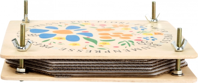 Kleine Voet Houten Bloemenpers